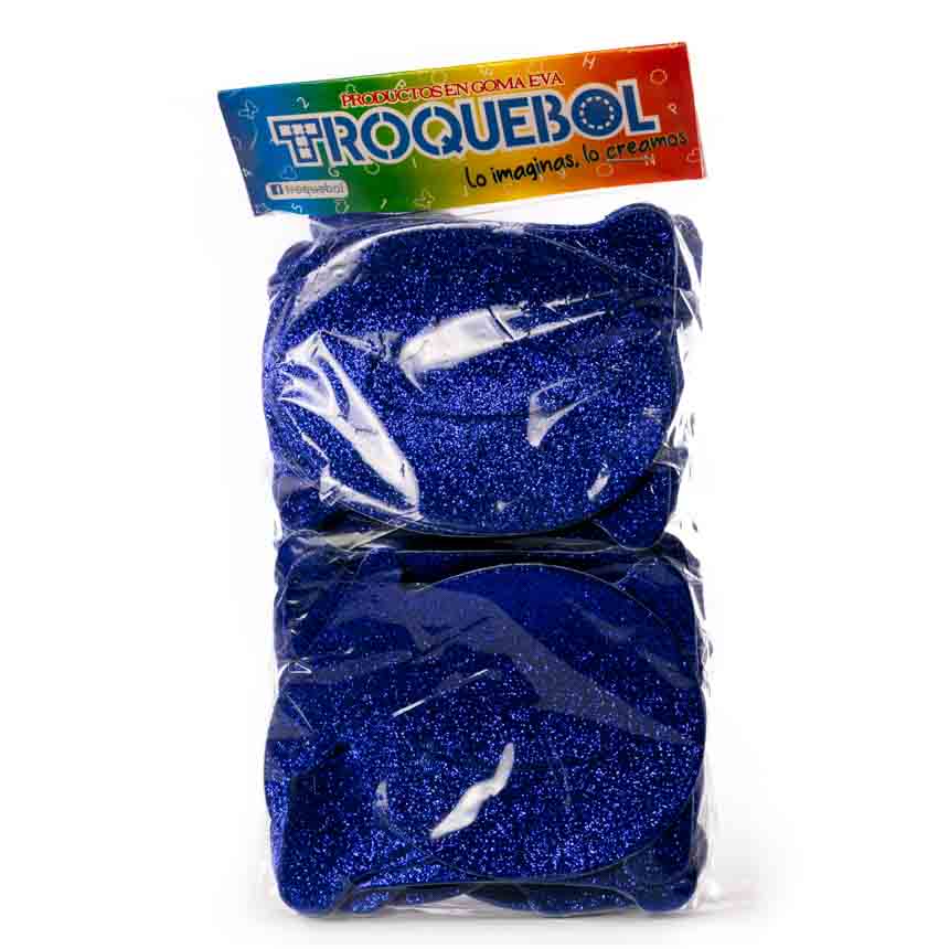 Letras en goma eva GIGANTE de 11cm Troquebol bolsa de 38pcs (juego de 3 vocales, 2R, 2S)