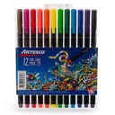 Micropunta 0.3-0.4mm Fine Liner max 04 Artesco 12 colores