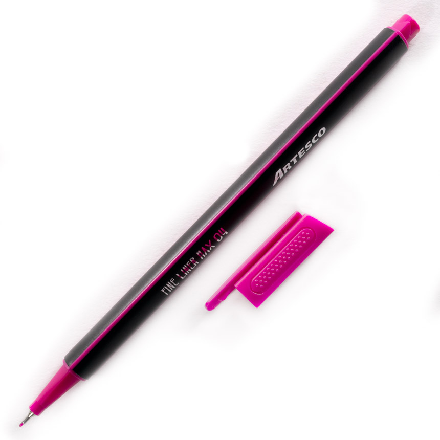 Micropunta 0.3-0.4mm Fine Liner max 04 Artesco 12 colores