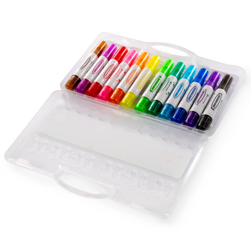Marcador con sello BENMA 12 colores