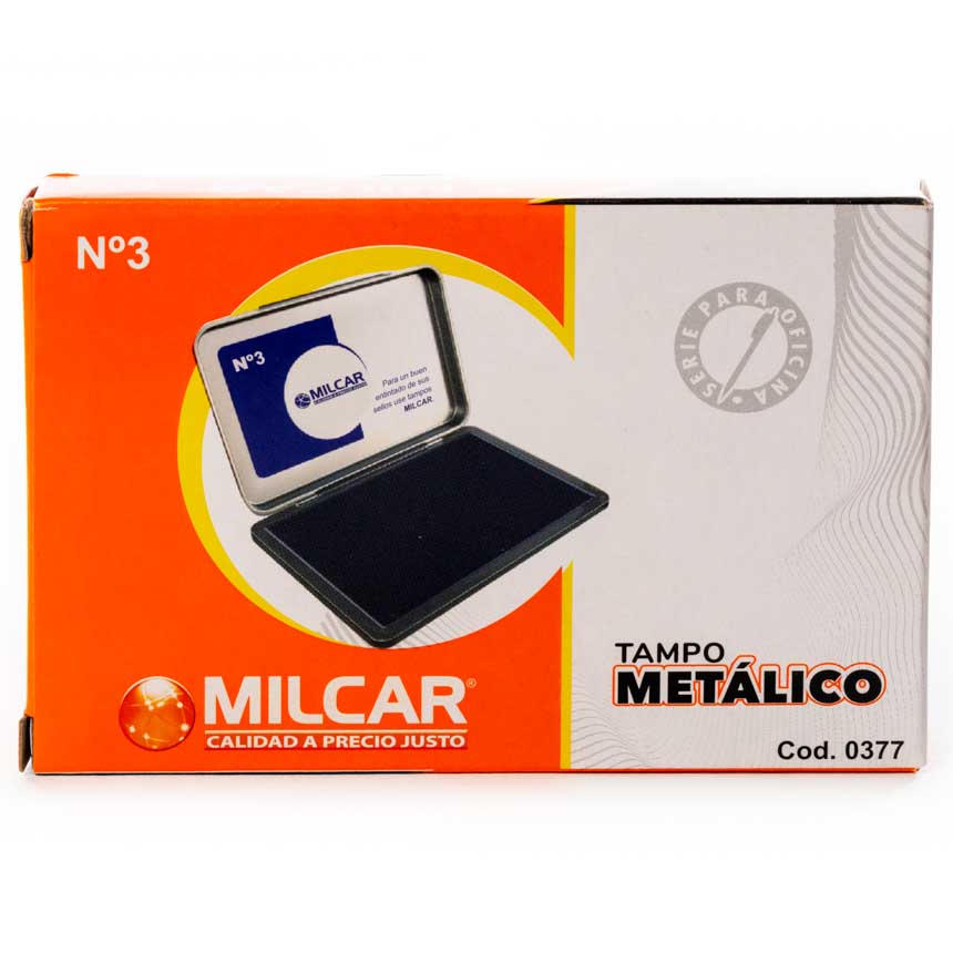 Tampo Milcar metalico #3