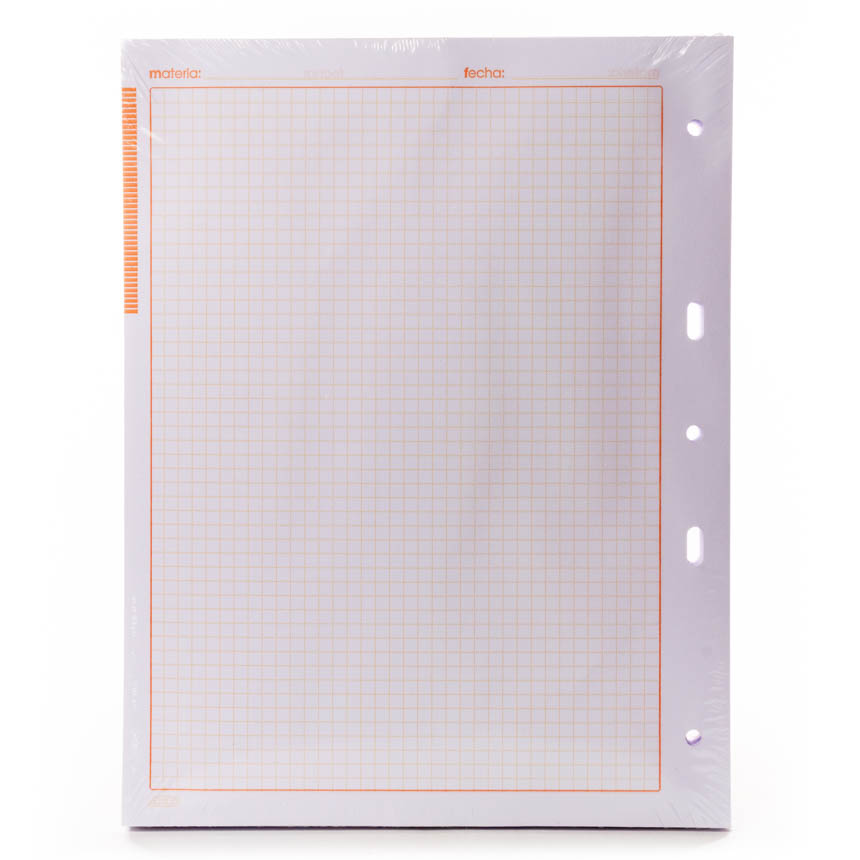 Hojas Traper ABC 5 Colores Perforacion universal (5 huecos) 200 Hjs.