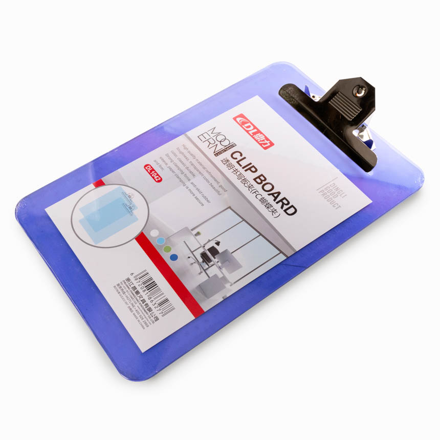 Tablero plastico colores cristalinos OFICIO DL