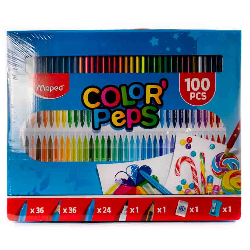 Kit de coloreado peps Maped 100u