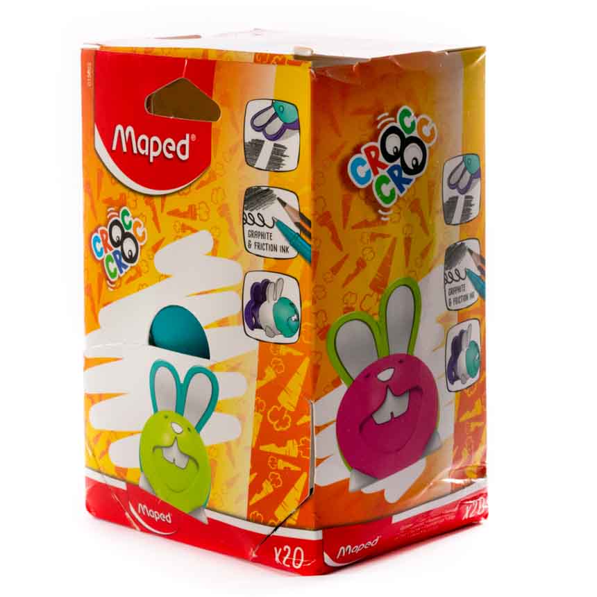 Borrador croc puzzle tipo conejo Maped 20u