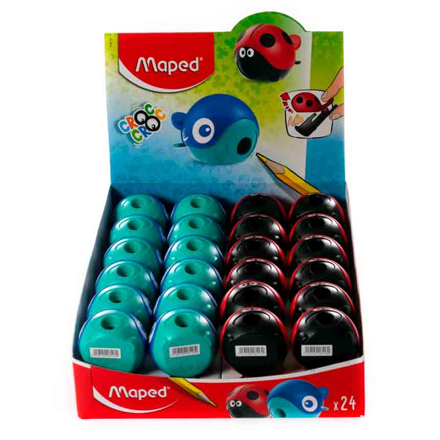 Tajador croc croc signal 1 orificio tipo sapito Maped 24pcs