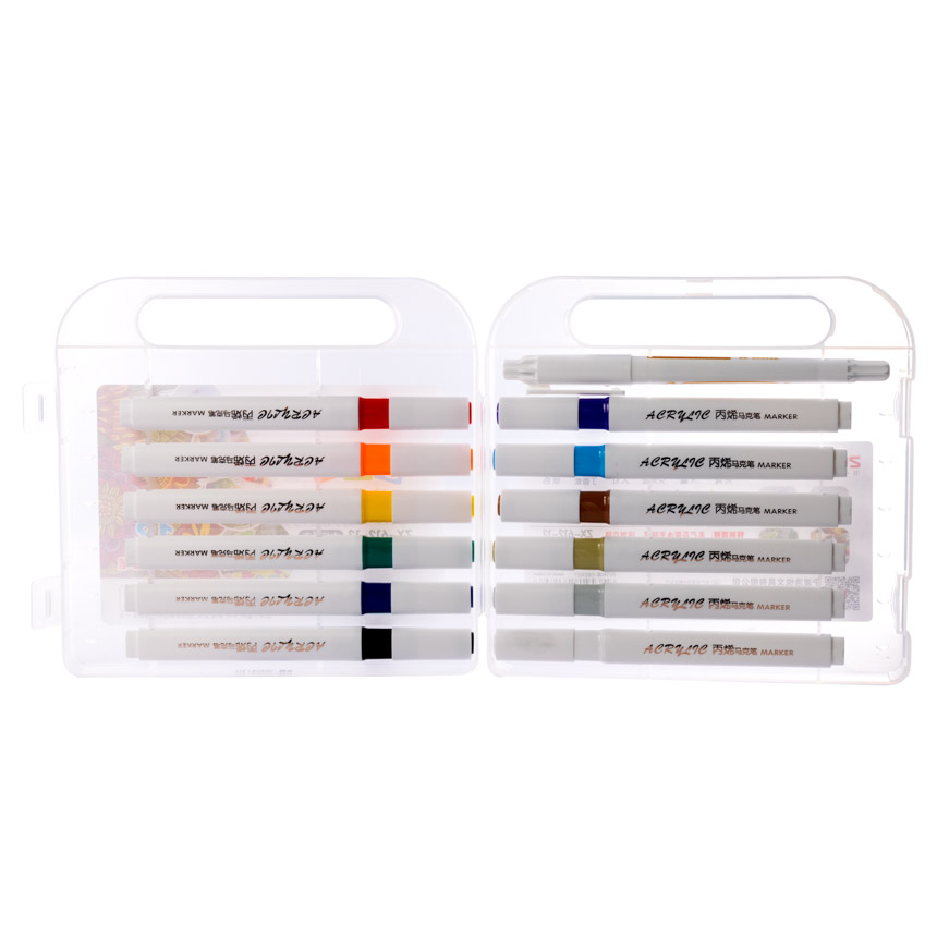 Marcador acrilico DIY Zuixua 12 colores