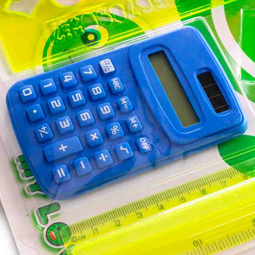 Estuche Geometrico Completo de 10 piezas + Calculadora