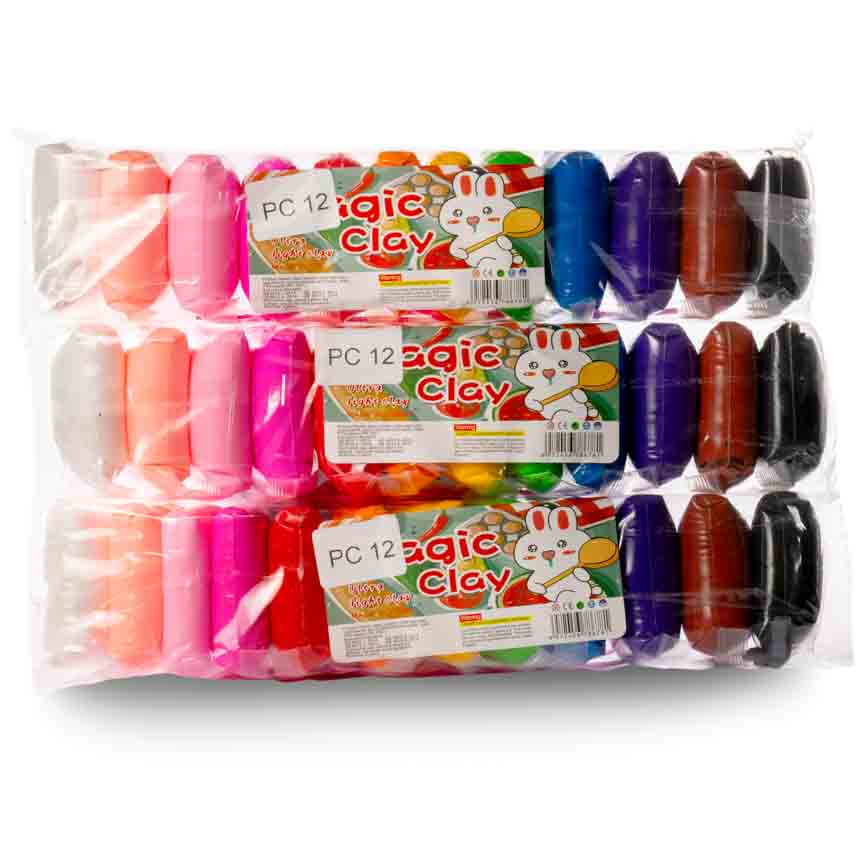 Arcilla Magica 12 colores