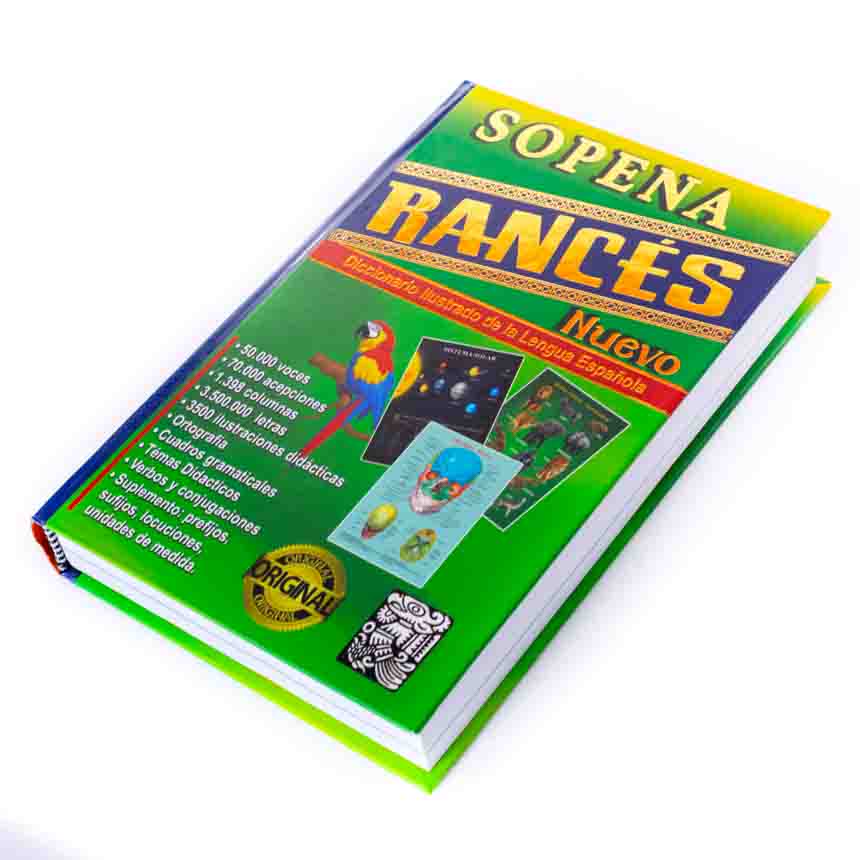 Diccionario SOPENA Rances nuevo Tapa Dura full color(14X21CM)