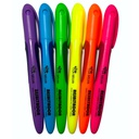 Resaltador de colores fluorescente LS1200N, 1-4mm La Selva de 6pcs