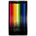 Color largo triangular 3mm para superficies oscuras La Selva de 12 colores + tajador