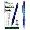 Boligrafo de 4 colores La Selva de 10u