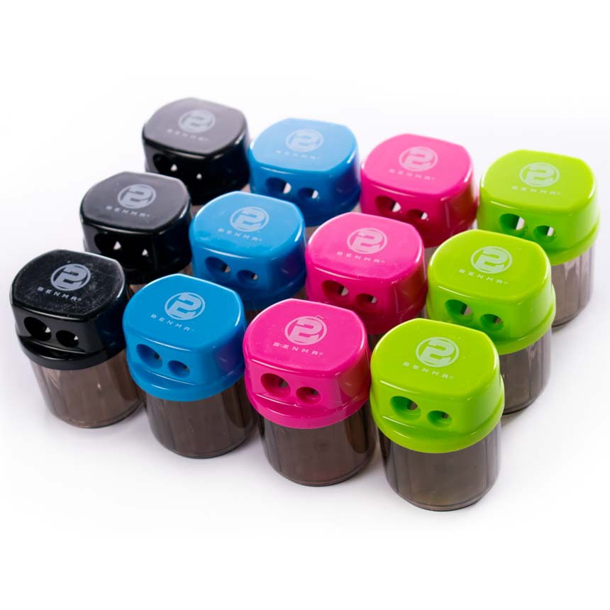 Tajador BENMA doble con basurero de 12u