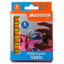 Pintura para vidrio 6 colores