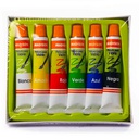 Pintura para vidrio 6 colores