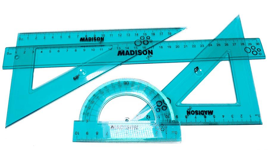 Estuche geometrico c/cierre madison 30 cm