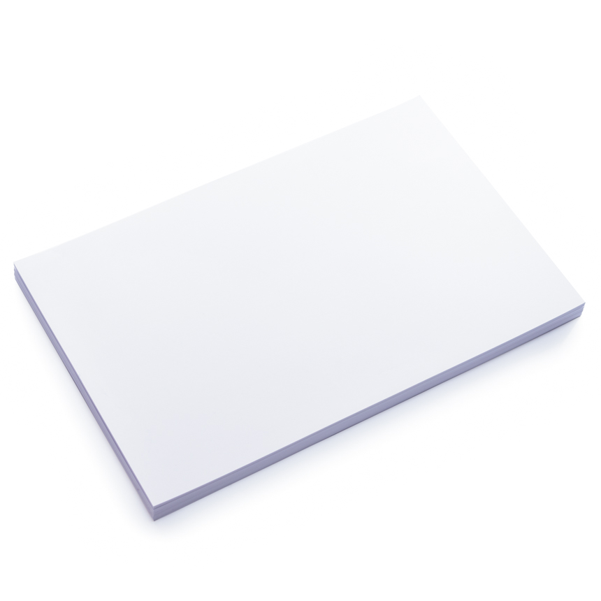 Cartulina Doble Carta Blanco de 100 Hojas