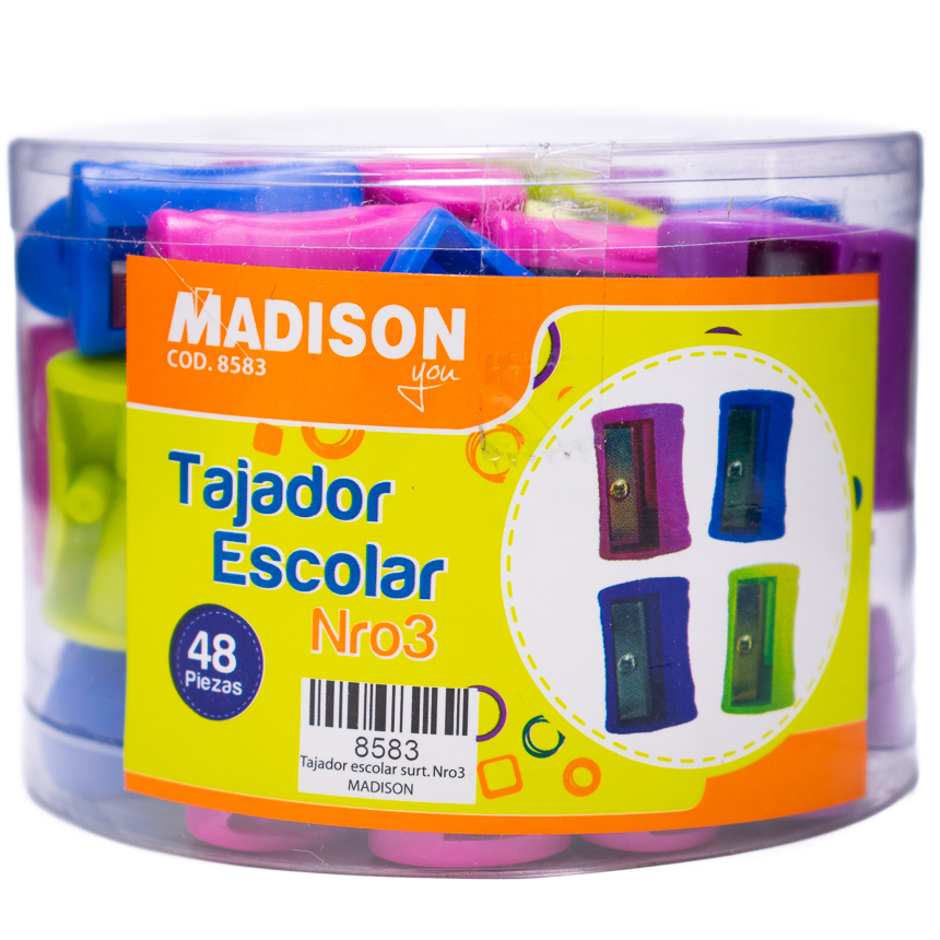 Tajador Madison Plastico #3 de 48u