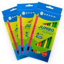 Lapiz Negro Jumbo con Goma BENMA 10u