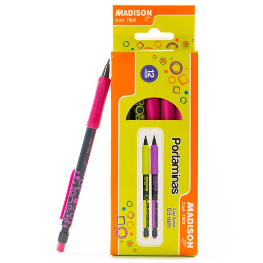 Portaminas Madison 0.5mm de 12u