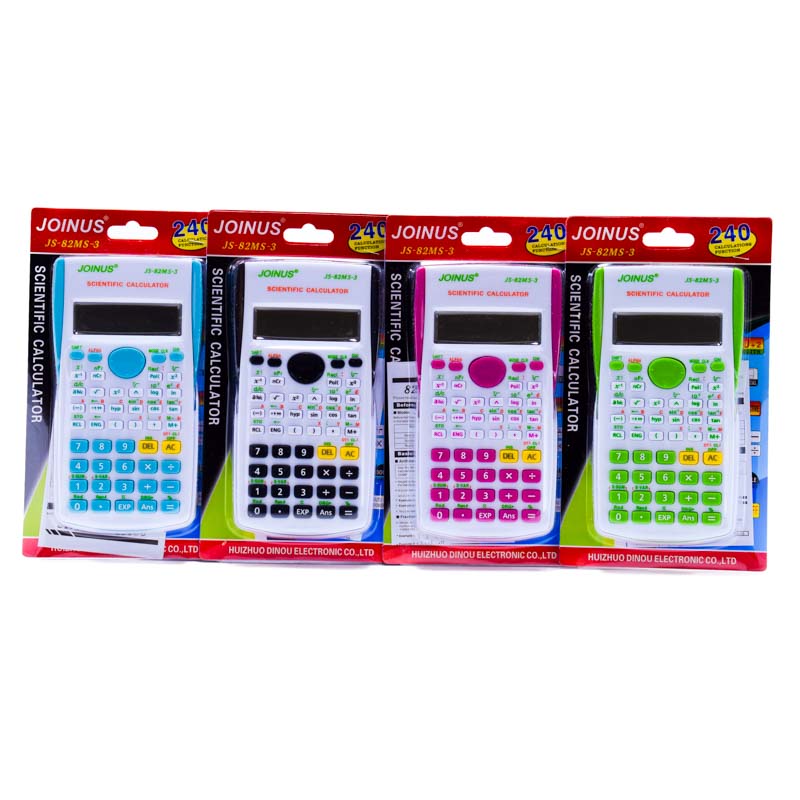 Calculadora Cientifica JOINUS JS-82MS-3 COLORES 240 funciones