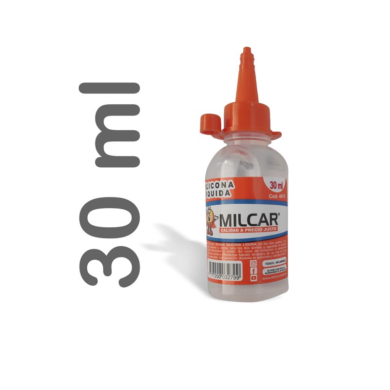 Silicona liquida Milcar de 30ml