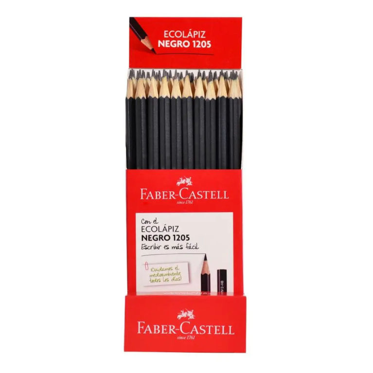 Lapiz Negro Barniz Negro Faber Castell 144u