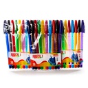 Boligrafo de colores RIDER Orion estuche 10 colores