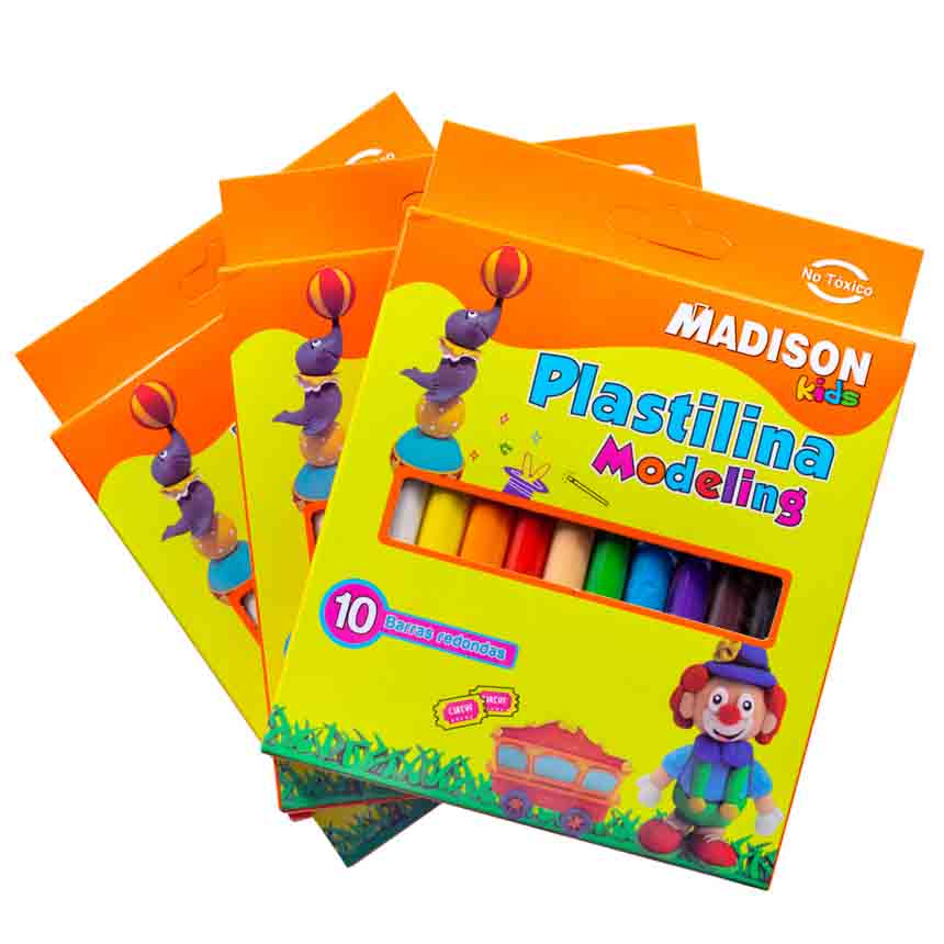 Plastilina Madison Normal de 10 colores