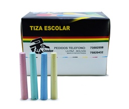 Tiza - Escolar color 144PCS
