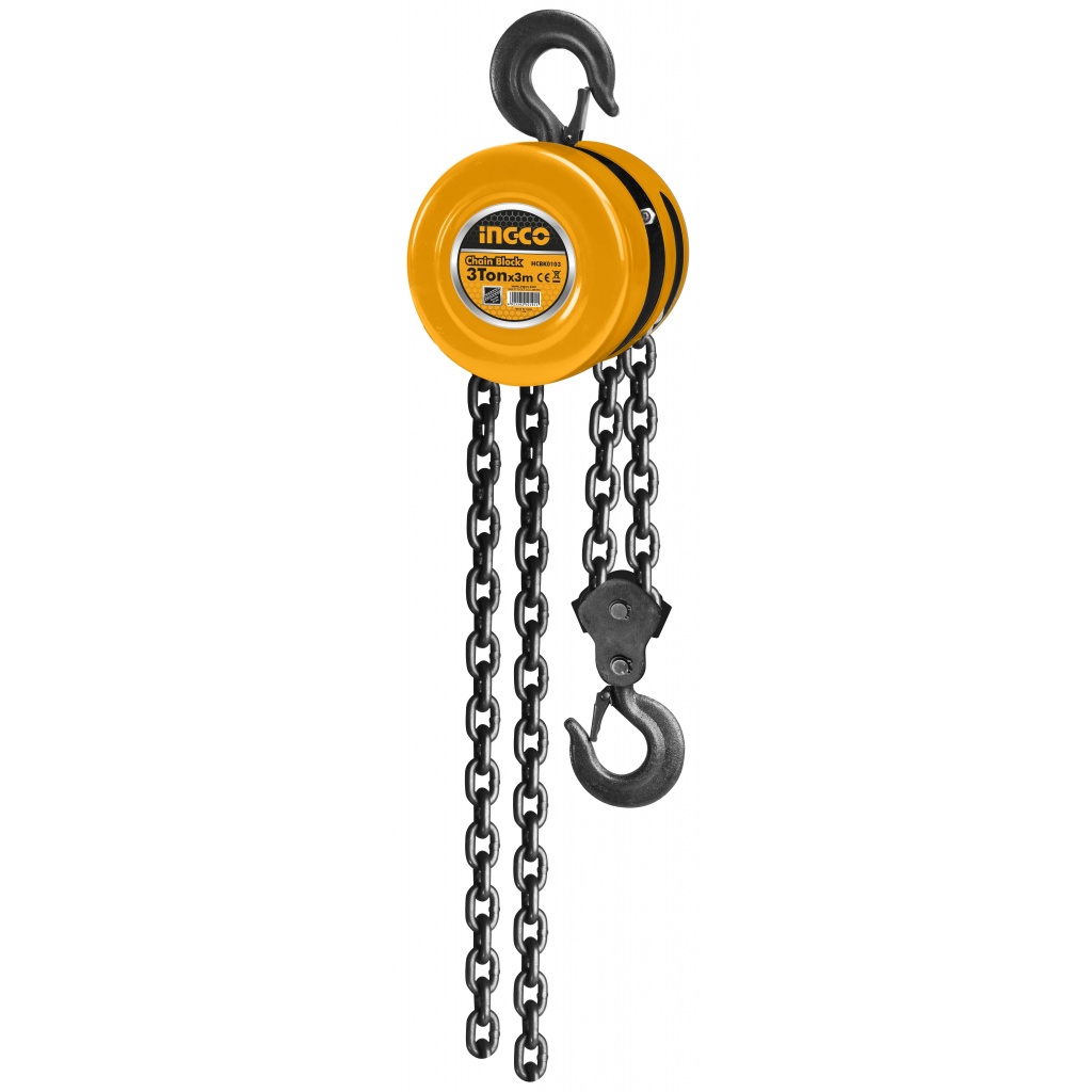 Tecle 3 toneladas Con Cadena 3m 1/Cj