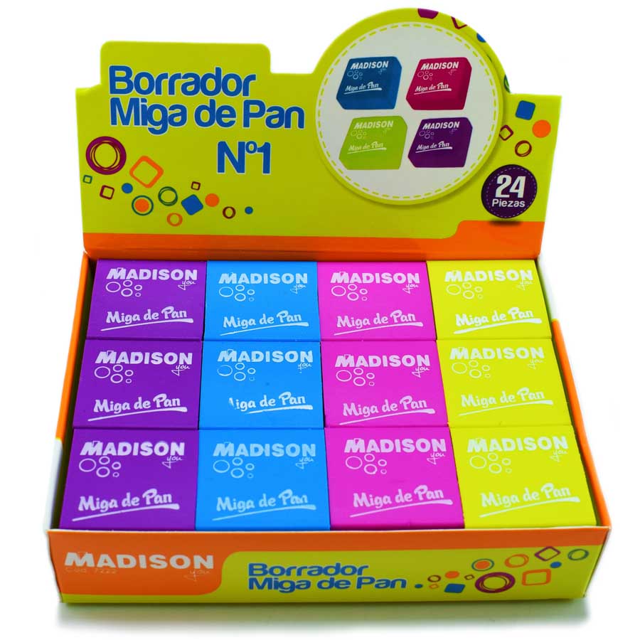 Borrador Miga de pan madison #1 de 24u