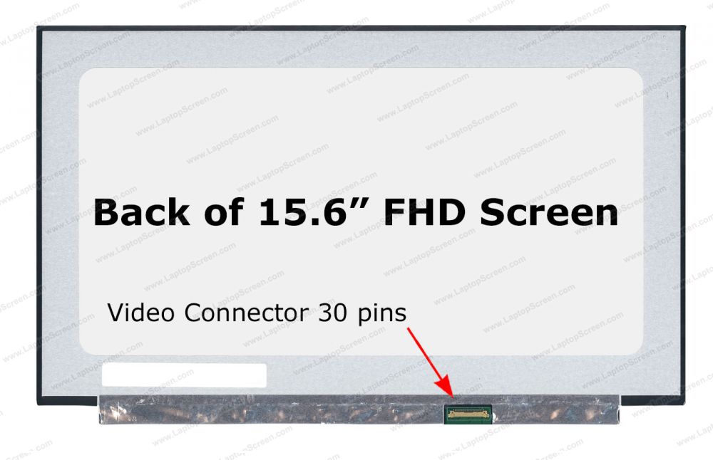 Pantalla para Laptop 15.6 SLIM 30 Pines Interno Resolucion 1920x1080 