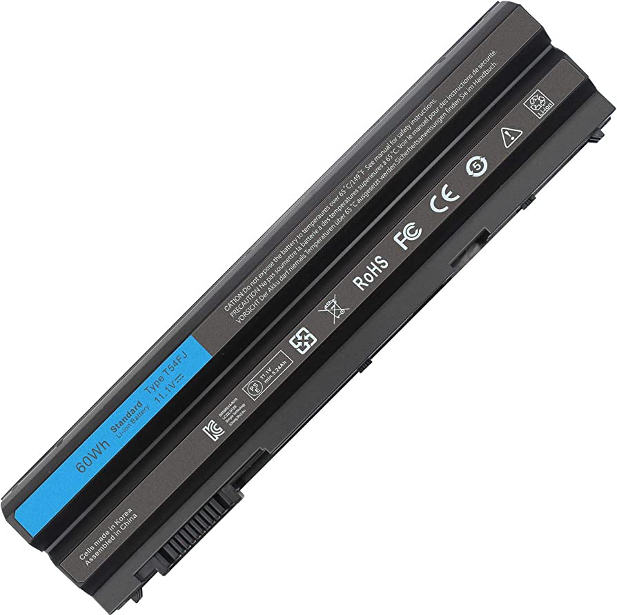 Bateria para Laptop DELL TYPE T54FJ Latitude E6420 E6520 E5420 6 4400mAh/49Wh