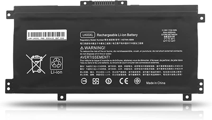Bateria para Laptop HP LK03 Interna 15.5v 55.8WH