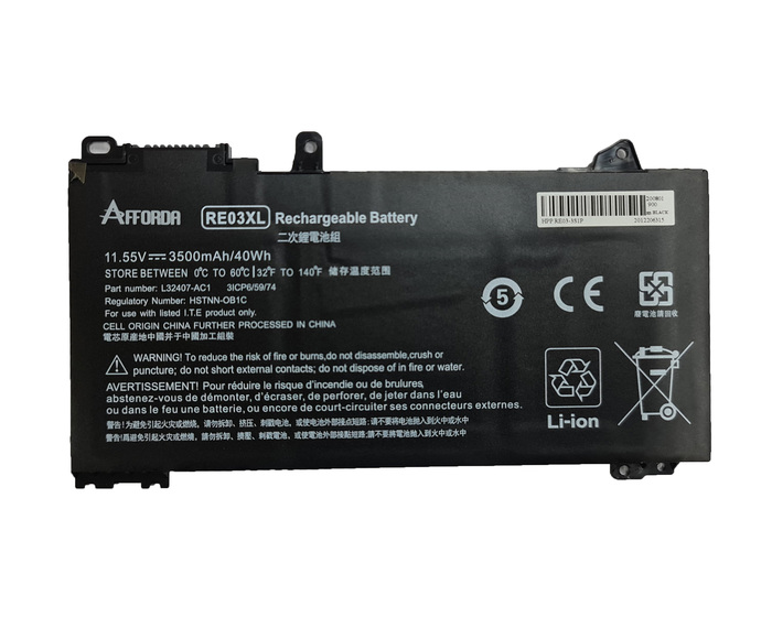 Bateria para Laptop HP RE03 Interna 11,55 3500