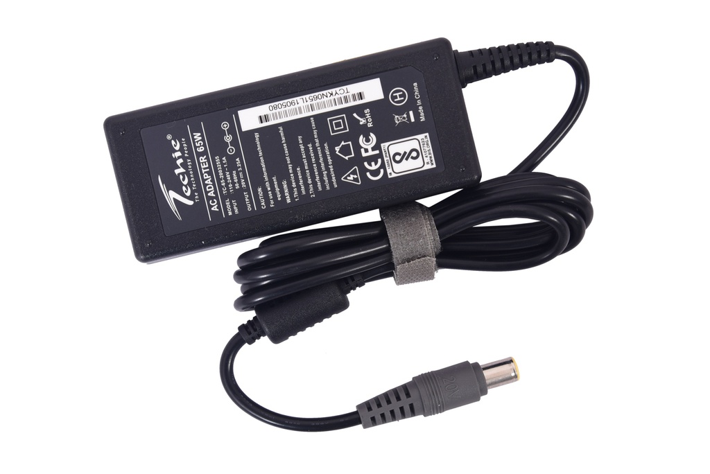 Cargador para Laptop LENOVO 20V 3.25A Punta Marron CG 5.5*2.5mm 65W