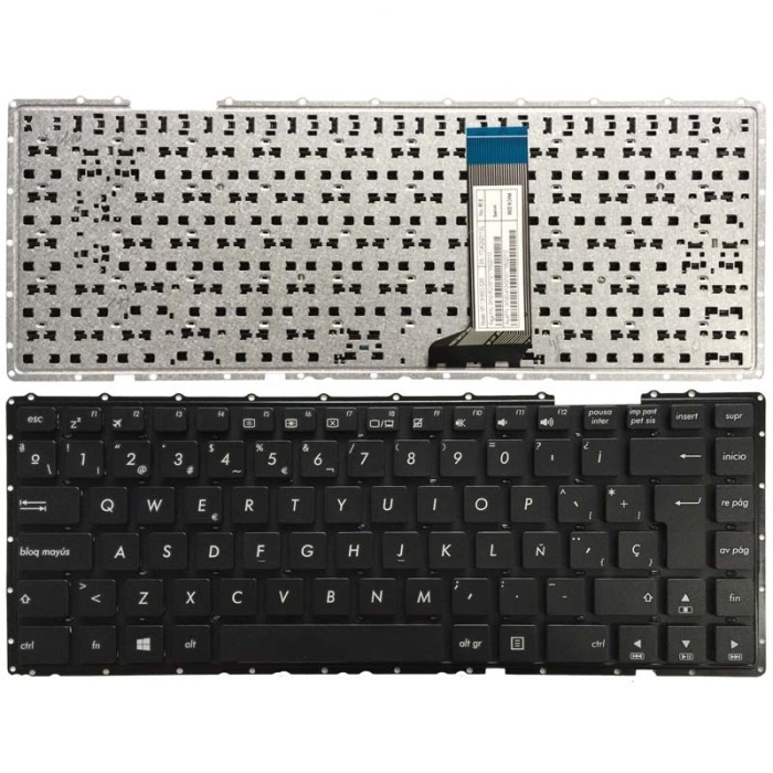 Teclado para Laptop Español ASUS X455L-X455-X455DG-X455LA-X455LB-X455LD Negro No Numerico
