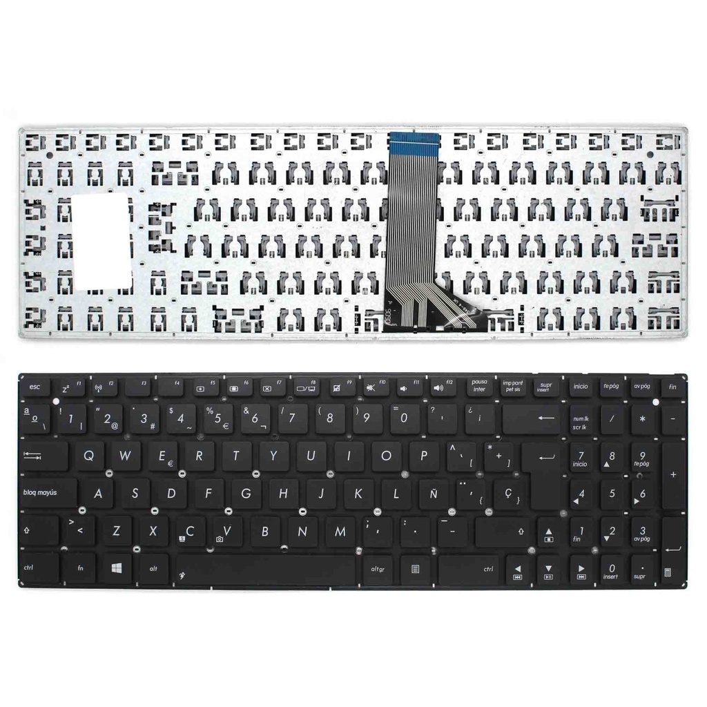 Teclado para Laptop Español ASUS X550L Negro Numerico