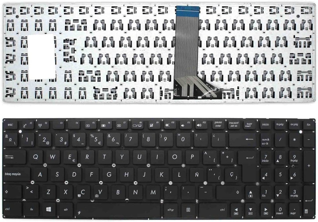 Teclado para Laptop Español ASUS X551CA Negro Numerico