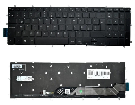 Teclado para Laptop Español DELL 15-5567 P66F001 Numerico