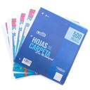 Hojas de carpeta cuadro normal Lider 500h