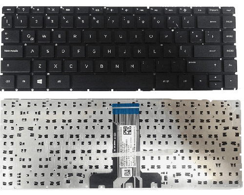 Teclado para Laptop Español HP 14-BS 14BS 14-bs011la Negro Interno Enter Recto No Numerico