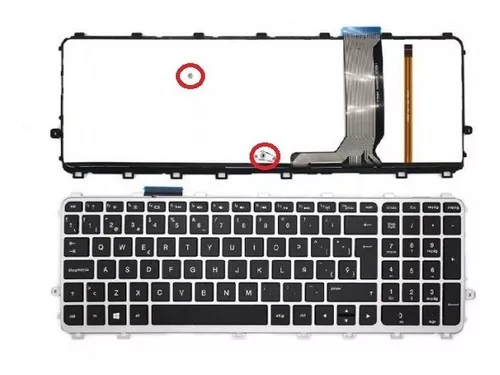 Teclado para Laptop Español HP 15J 17J ENVY TOUCHMART Iluminado Frame Numerico