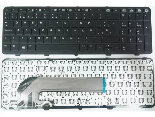 Teclado para Laptop Español HP 650 G1, 655 G1  Negro Sin Regilla
