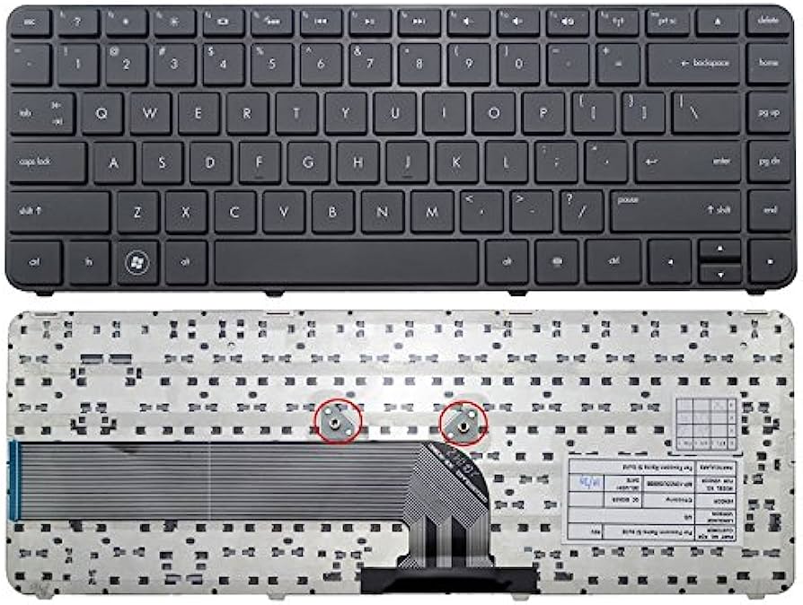 Teclado para Laptop Español HP DV4-4000  DV4-3000 Negro Frame No Numerico