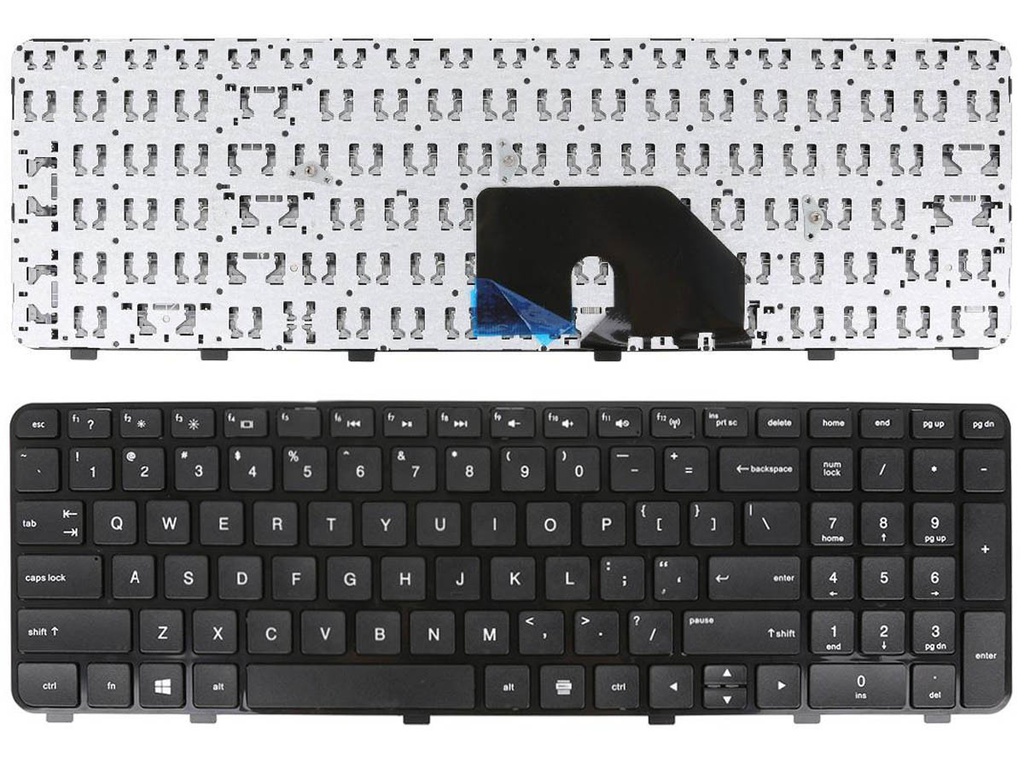 Teclado para Laptop Español HP DV6-6000 # Negro Frame Numerico