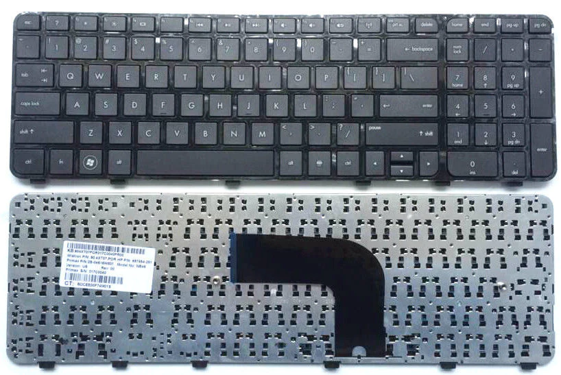 Teclado para Laptop Español HP DV6-7000 # Negro Frame Numerico