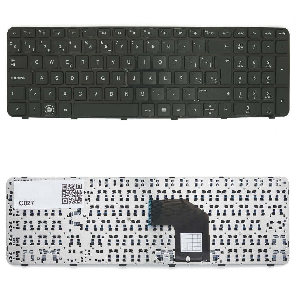 Teclado para Laptop Español HP G6-2000 Negro Numerico